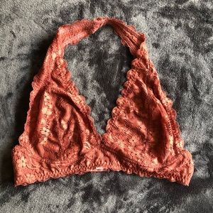 Rust Free People XL Lace Bralette